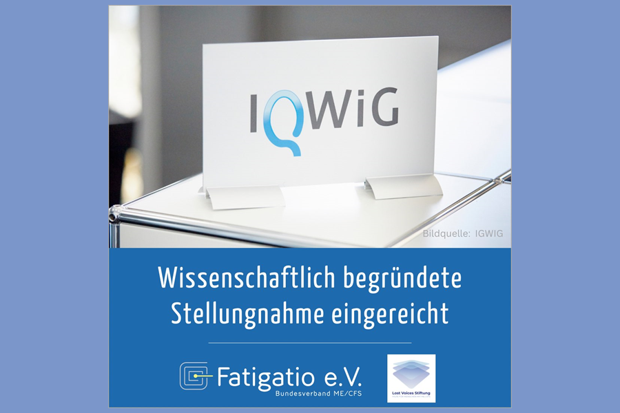Gemeinsame Stellungnahme zum Vorbericht an das IQWiG von Fatigatio und Lost Voices Stiftung