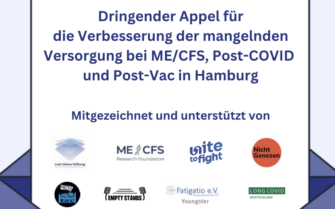 Offener Brief der Hamburger Regionalgruppe Fatigatio e.V. mitgezeichnet